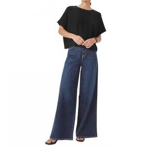 NEW SPLENDID christa crop sweater in black